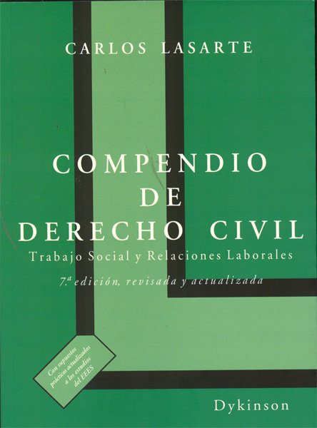 Compendio de Derecho Civil. Trabajo Social y Relaciones Laborales