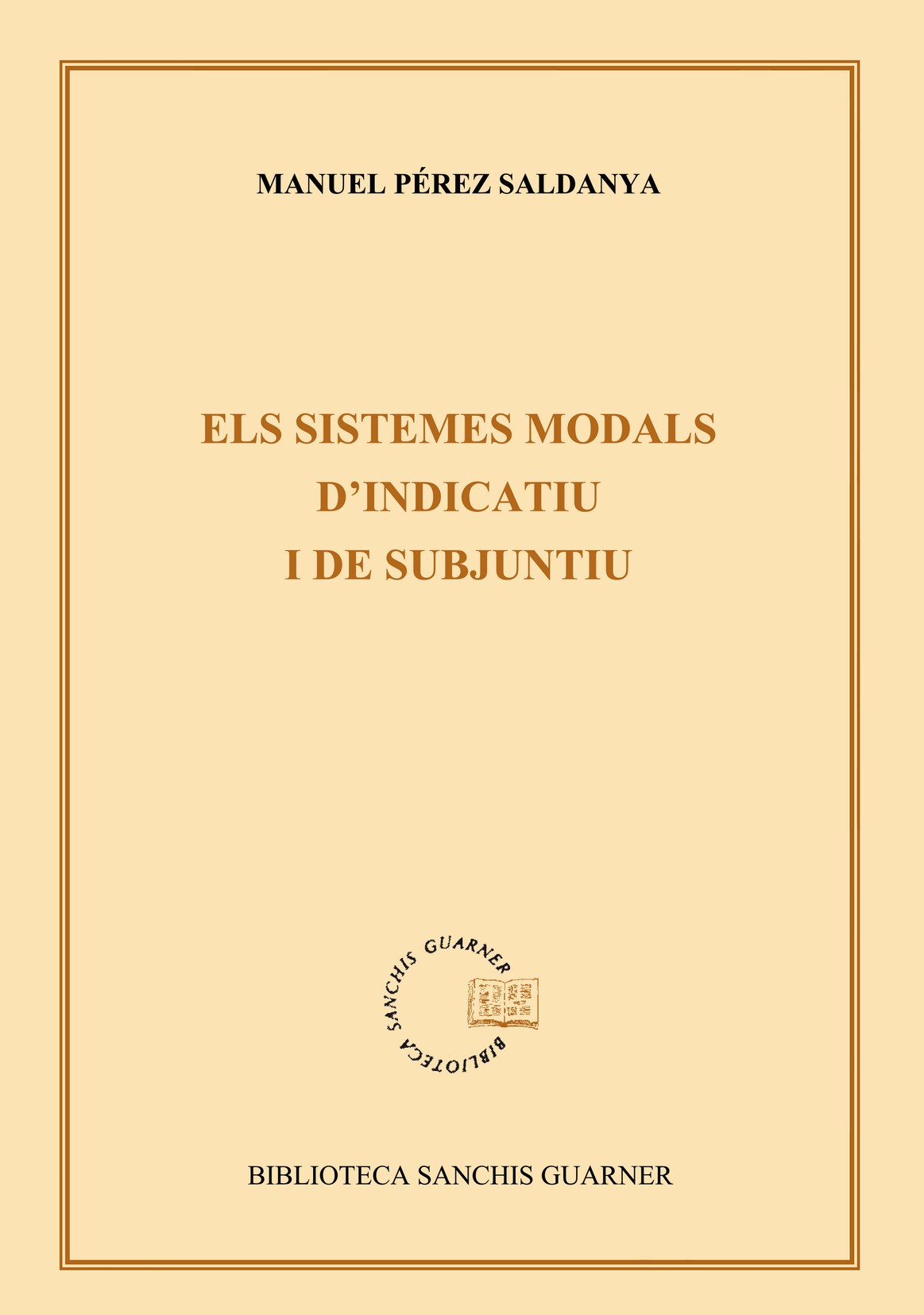 Els sistemes modals d'indicatiu i de subjuntiu