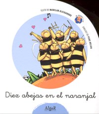 Diez abejas en el naranjal