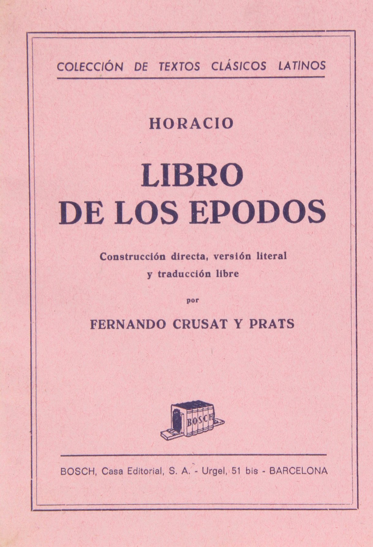 Libro de los epodos I - II - III