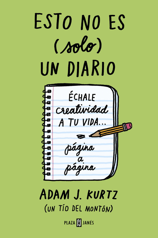 Esto no es (solo) un diario, en verde. Échale creatividad a tu vida... página a página