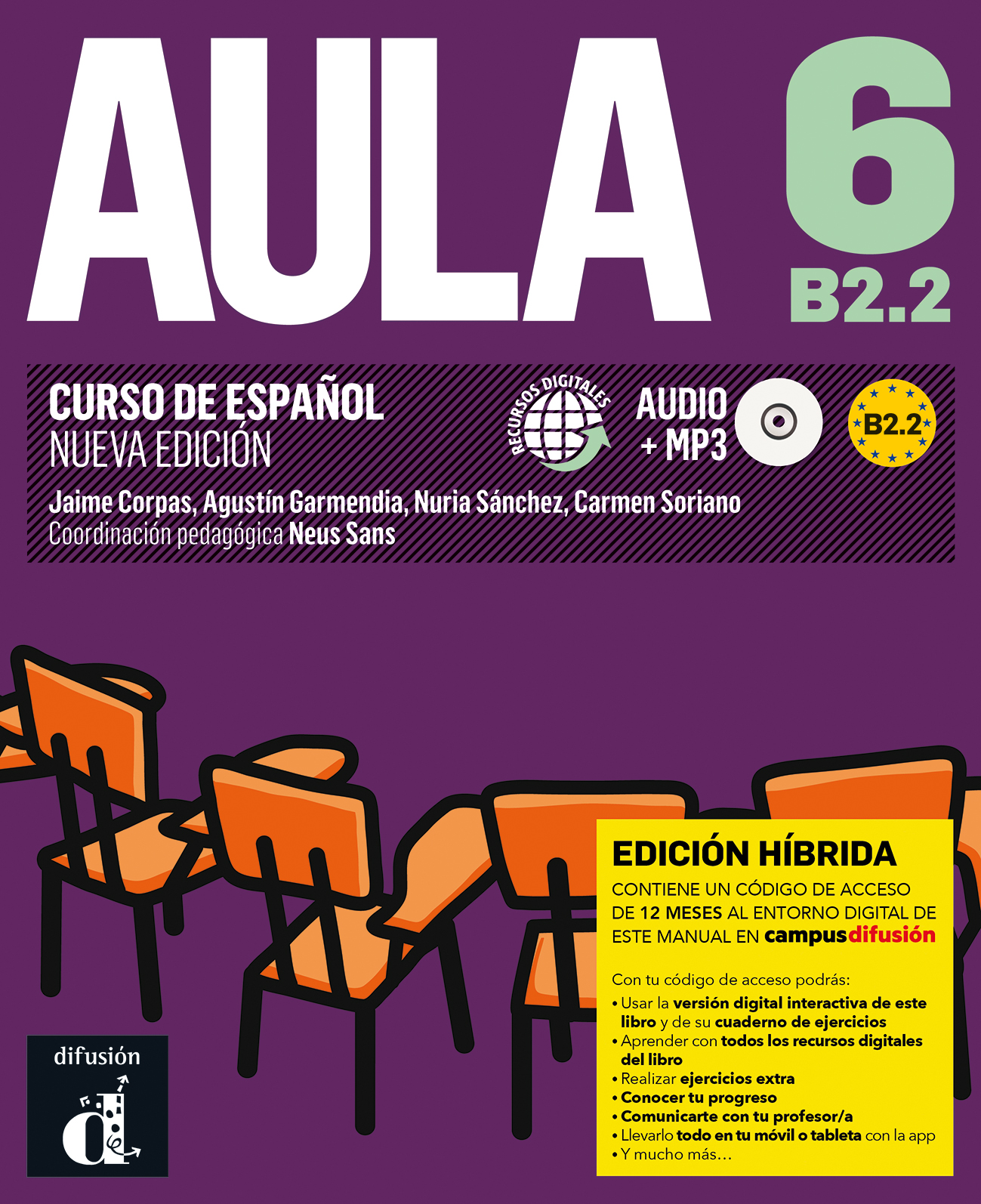 Aula 6 B2.2 Nueva edición. Ed. Híbrida Libro del alumno