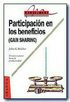 Participación en los beneficios (Gain sharing).