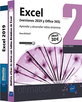 Excel (versiones 2019 y Office 365). Aprender y desarrollar tablas dinámicas