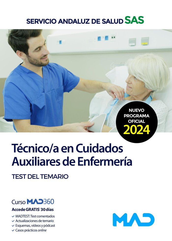 TECNICO/A CUIDADO AUXILIAR ENFERMERIA TEST TEMARIO SERVICIO