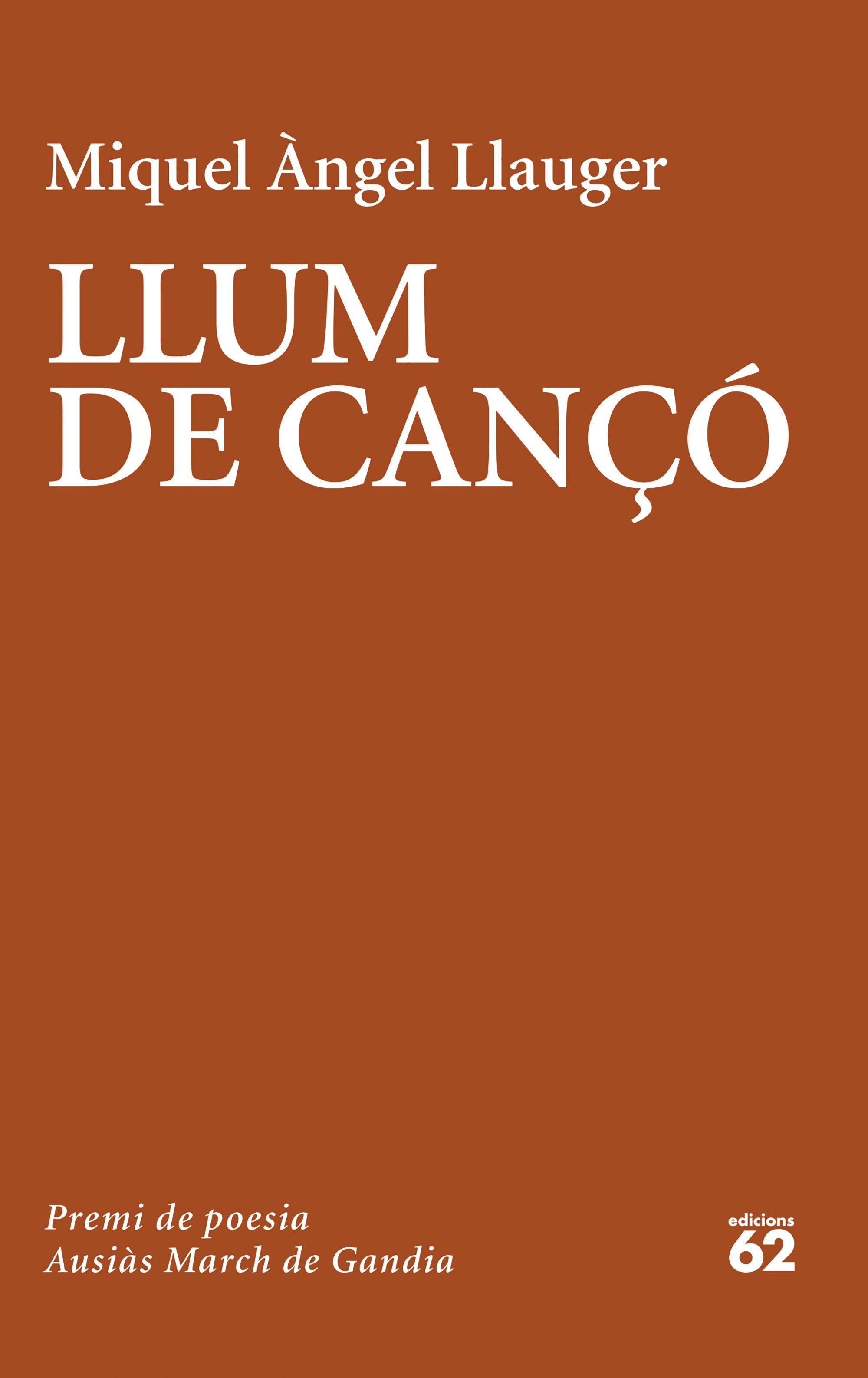 Llum de cançó (Premi Ausiàs March)