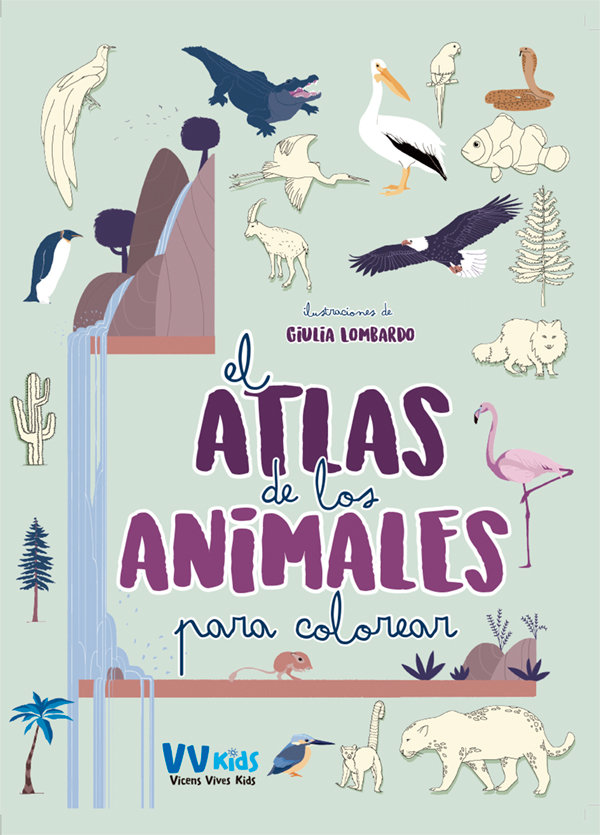 EL ATLAS DE LOS ANIMALES PARA COLOREAR (VVKIDS)