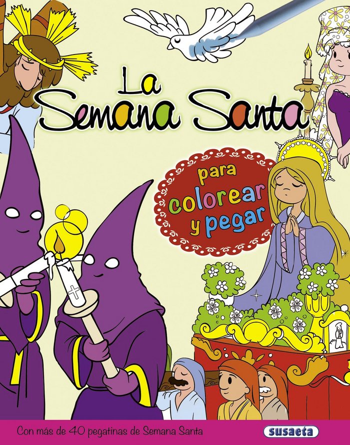 La Semana Santa para colorear y pegar