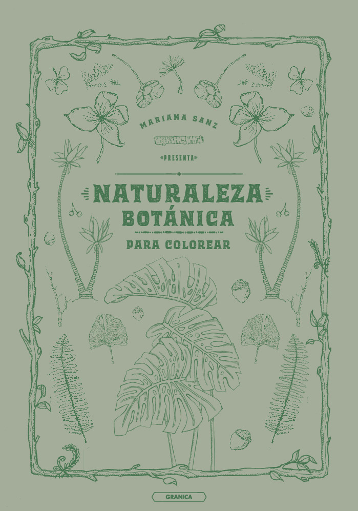 Naturaleza botánica. Para colorear