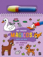 Pinto con agua. Los animales bebés