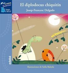 El diplodocus chiquitín (El tren azul letra manuscrita)