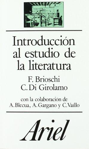 Introducción al estudio de la literatura