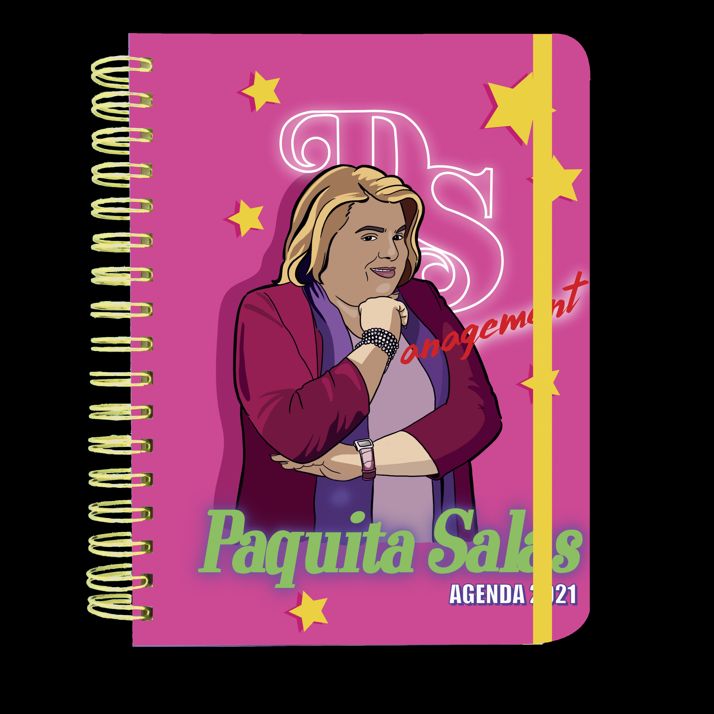 Agenda anual Paquita Salas 2021 (semana vista)