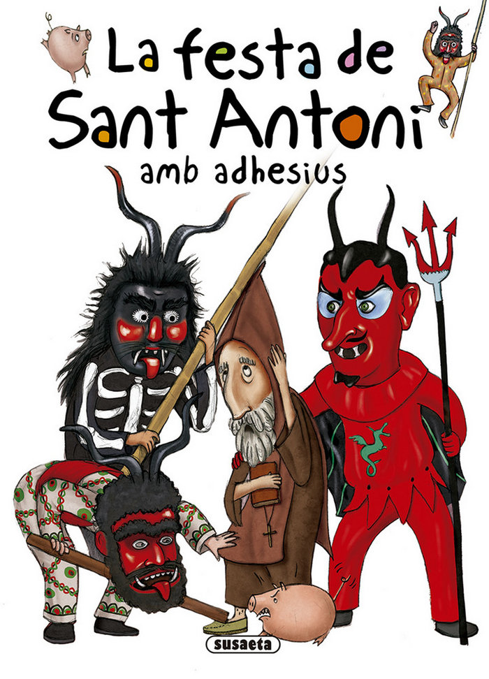 La festa de Sant Antoni amb adhesius