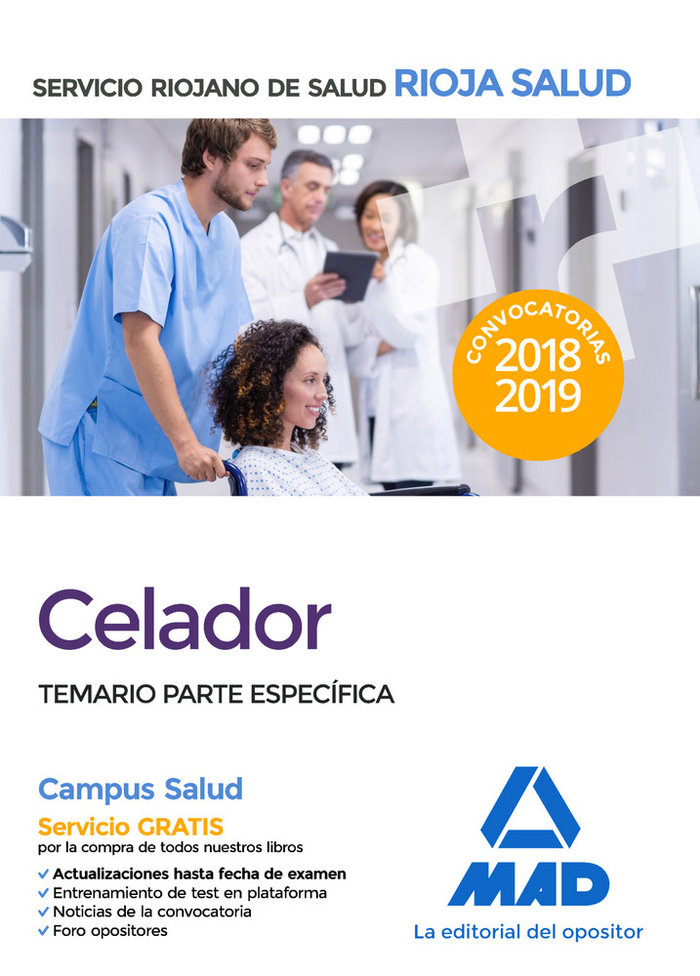 Celadores del Servicio Riojano de Salud. Temario parte específica