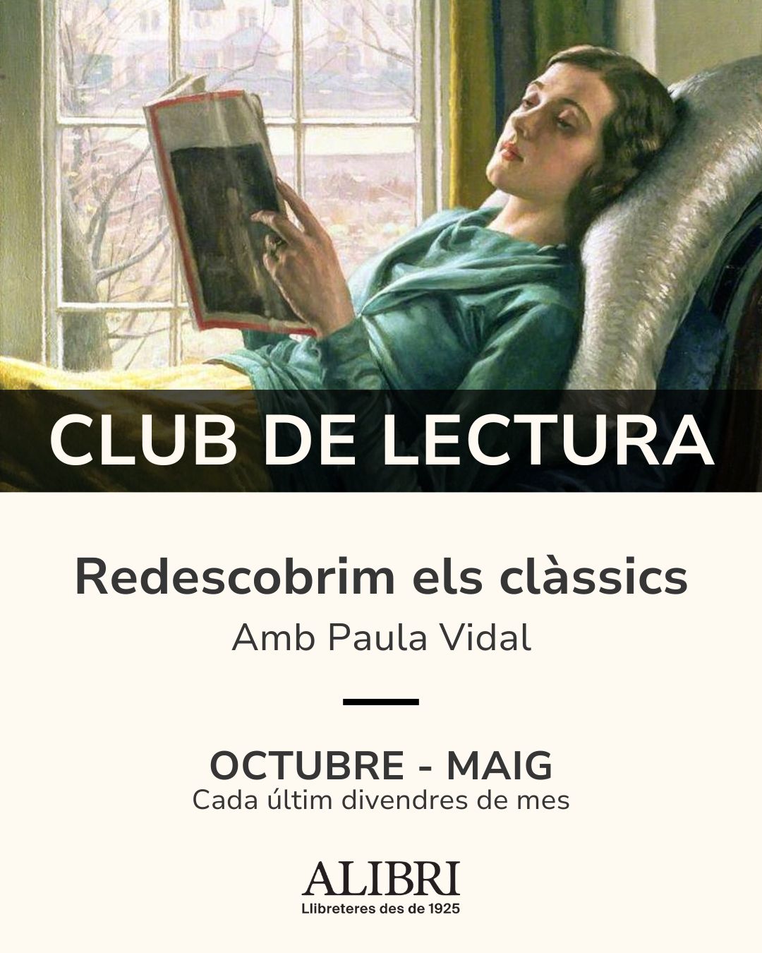 Club de Lectura: Redescobrim els clàssics - Sessió I - 25/10/2024