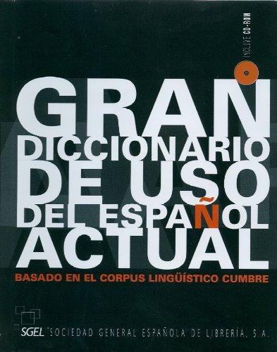 Gran diccionario de uso del español actual (+CD-ROM)