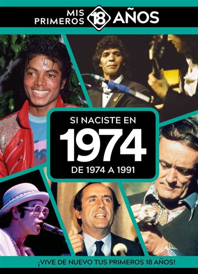 Si naciste en 1974. De 1974 a 1991 (Mis primeros 18 años)