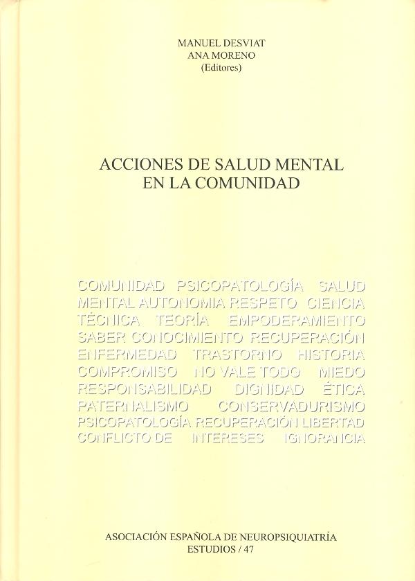 Acciones de salud mental en la comunidad