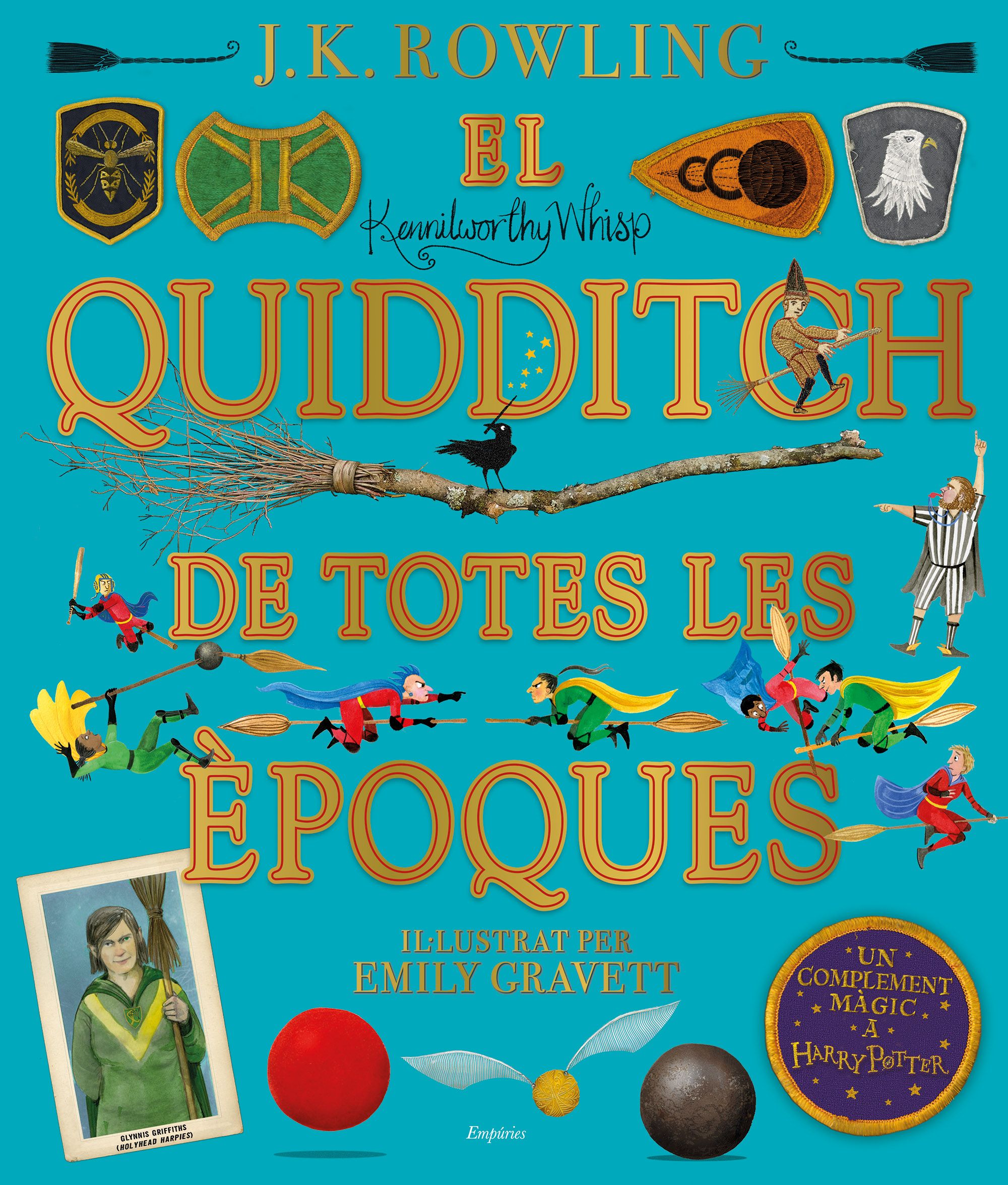 El quidditch de totes les èpoques (il·lustrat). Il·lustrat per Emily Gravett