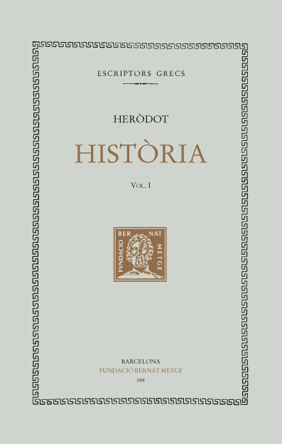 Història, vol. I (llibre I)