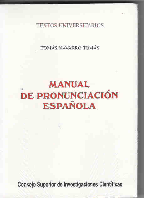 Manual de pronunciación española. 3