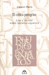 El crítico peregrino: leer y escribir sobre narrativa española