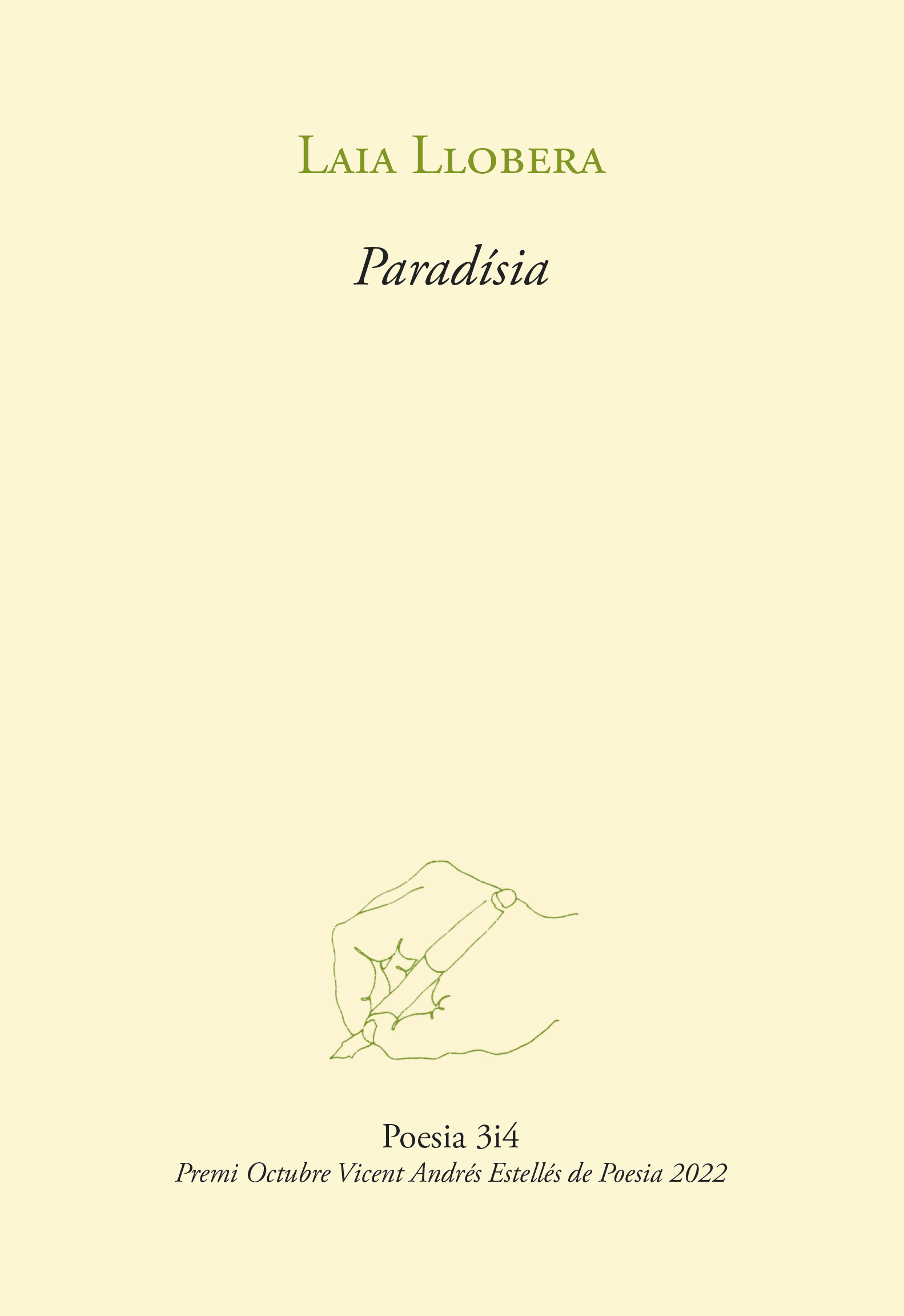 Paradísia (Premi Octubre V.A. Estellés de Poesia)