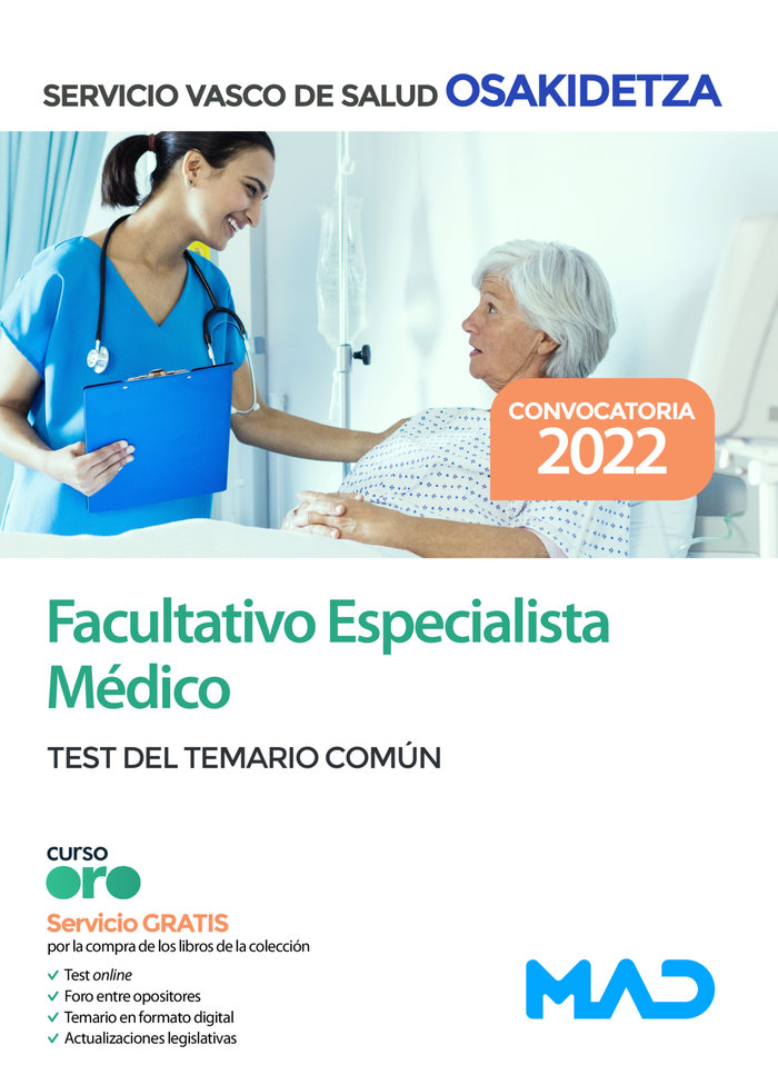 FACULTATIVO ESPECIALISTA MEDICO/A OSAKIDETZA-SERVICIO VAS