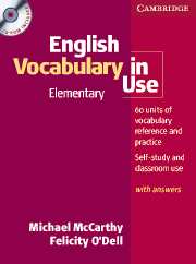 English vocabulary in use Elementary (Book with CD)