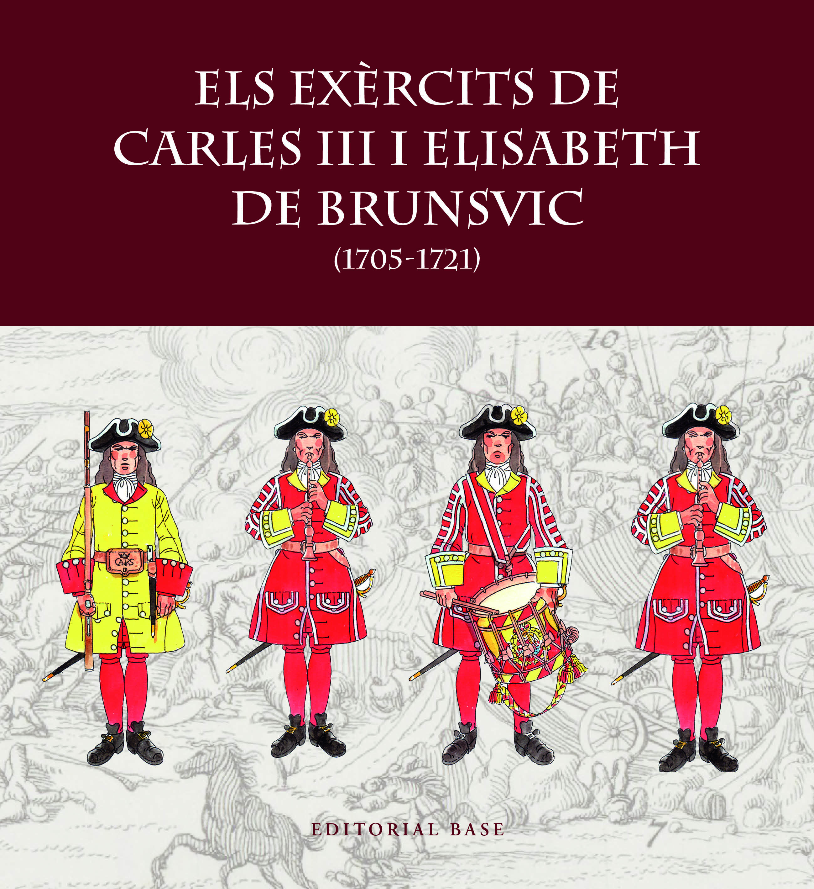 Els exèrcits de Carles III i Elisabet de Brunsvic (1705-1721)