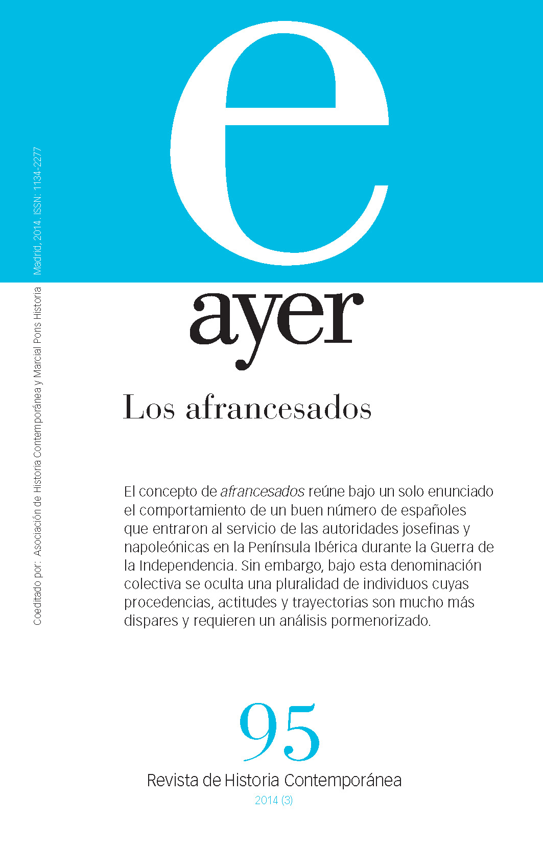 Los afrancesados. Revista Ayer nº. 95