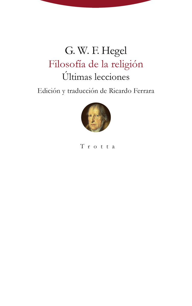 Filosofía de la religión: últimas lecciones