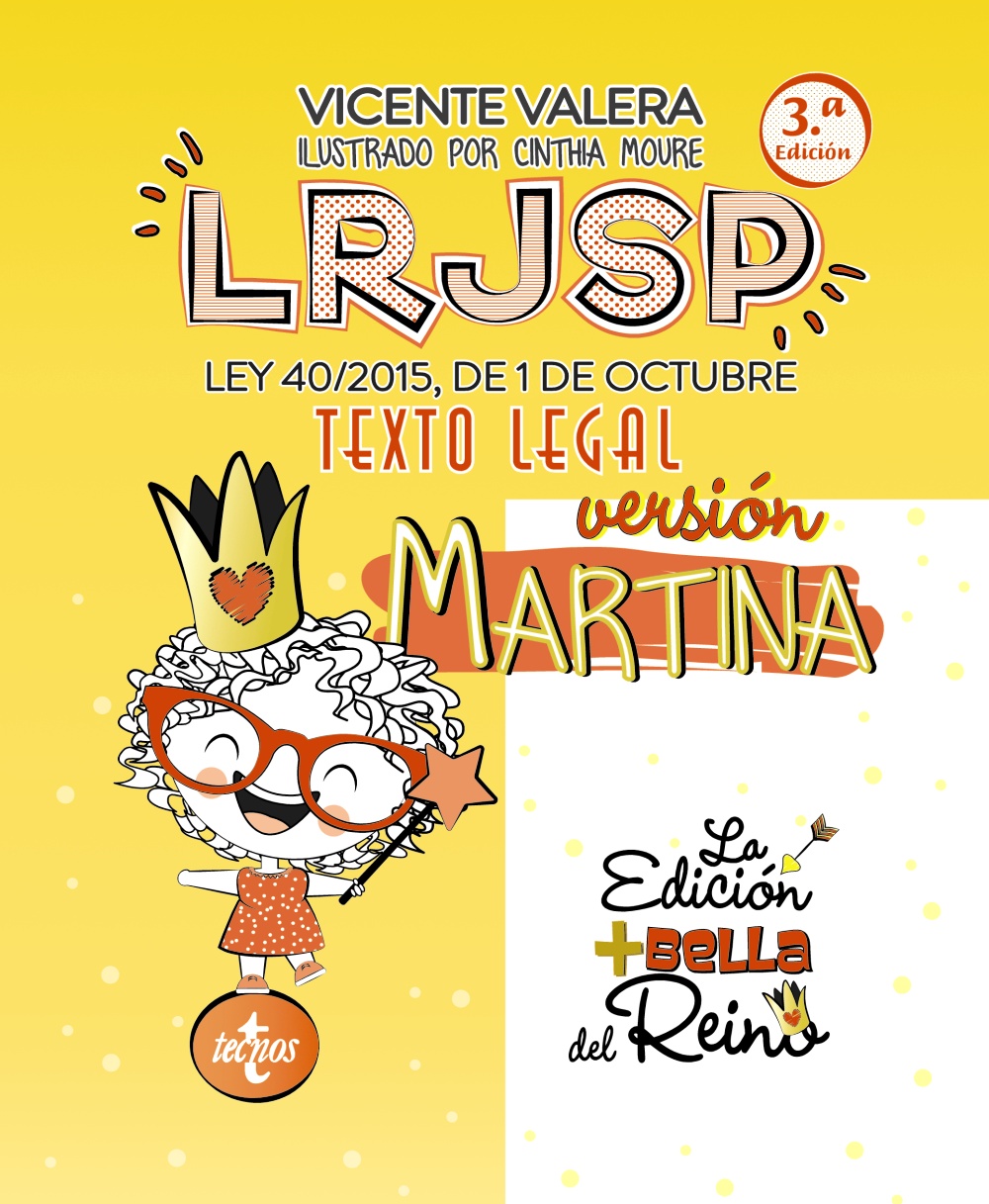 LRJSP Versión Martina. Ley 40/2015 de 1 de octubre. Texto Legal