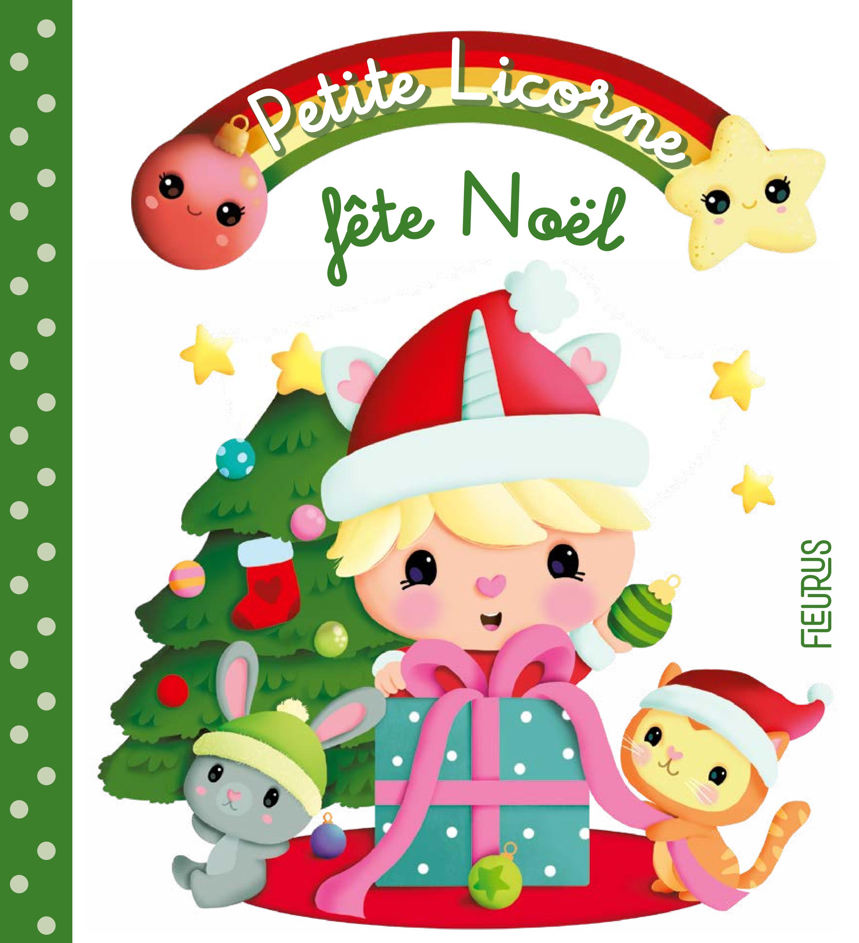 Petite licorne fête Noël