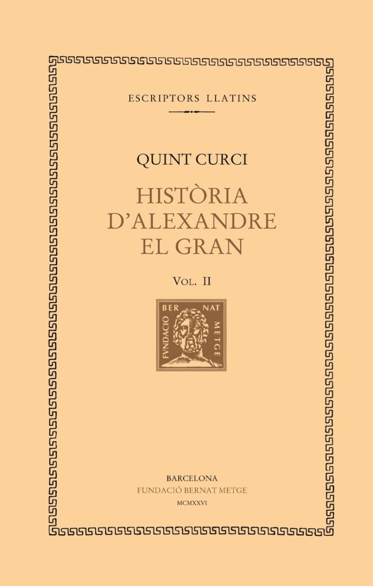 Història d’Alexandre el Gran, vol. II (llibres V-VII)