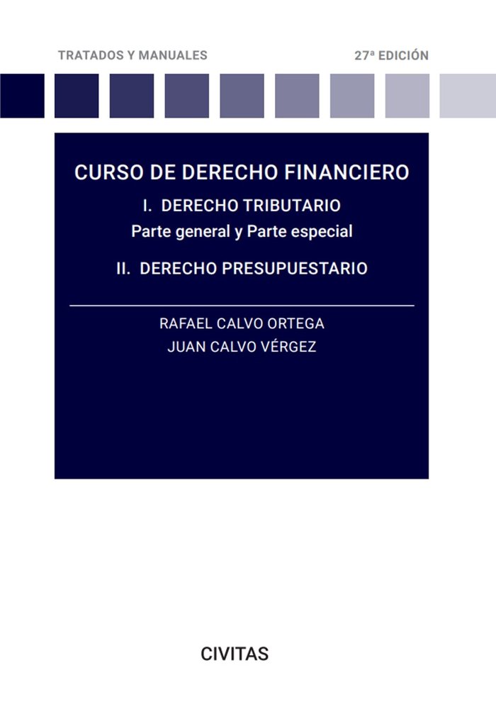 CURSO DE DERECHO FINANCIERO 27ª ED