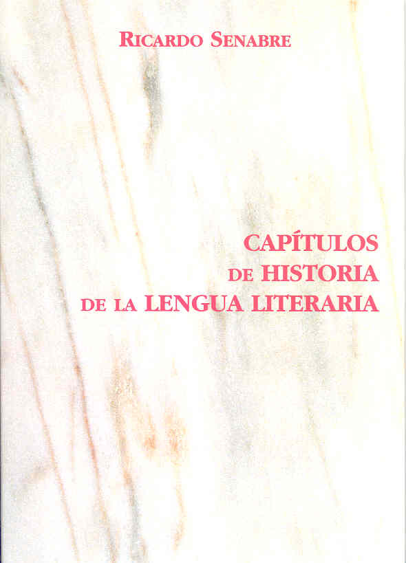 Capítulos de historia de la lengua literaria