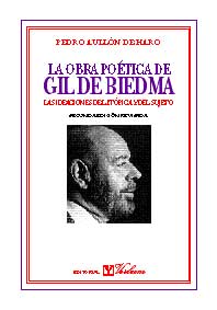 La obra poética de Gil de Biedma