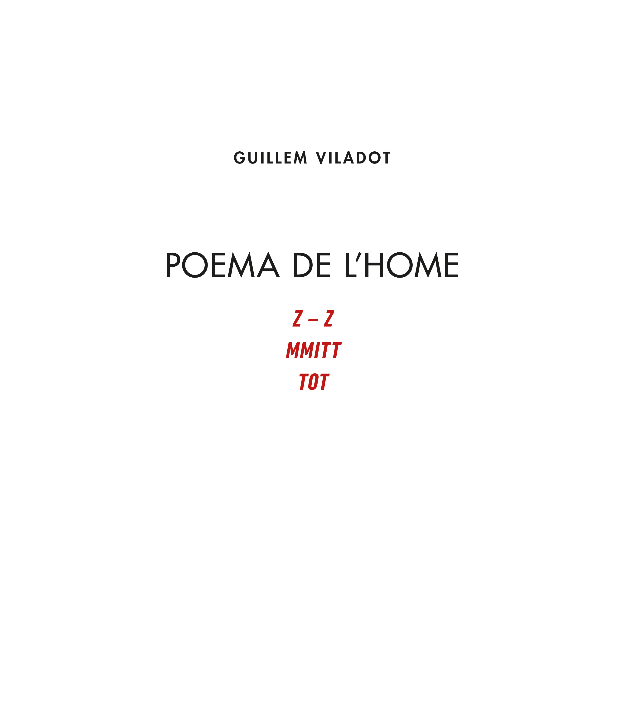 Poema de l'home.