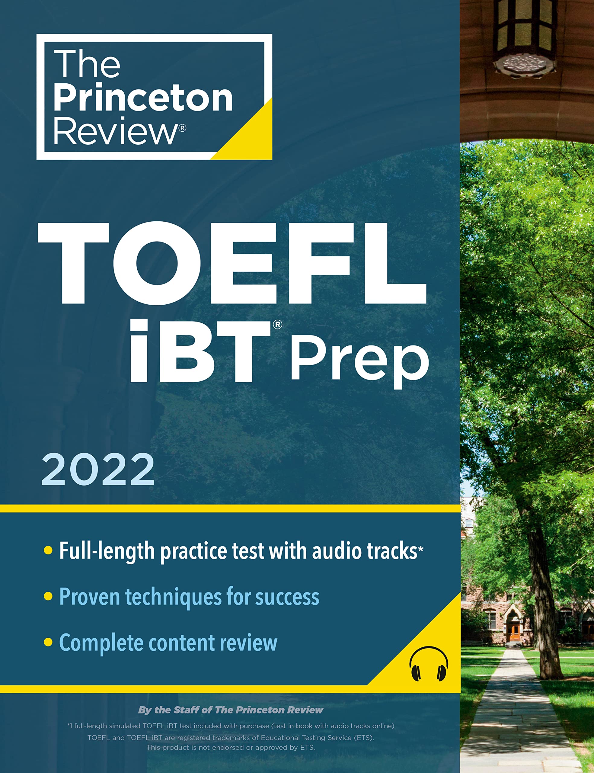 Princeton Review TOEFL iBT 2022 (Practice Test + Audio + Strategies & Review)