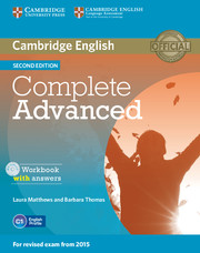 Complete Advanced (Second Edition) Workbook with answers with Audio CD