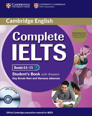 Complete IELTS Bands 6.5-7.5 Student's Pack C1 (Student's Book with answers with CD-ROM and Class Audio CDs)