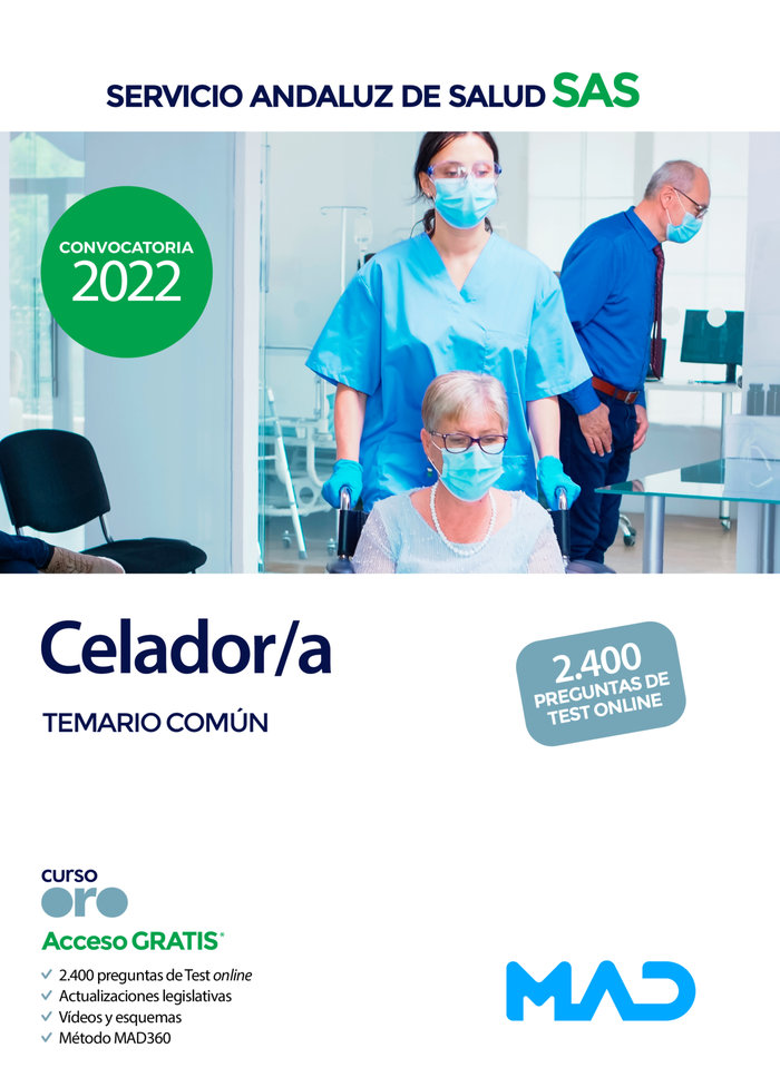 CELADOR/A SERVICIO ANDALUZ SALUD TEMARIO COMUN