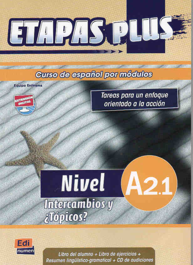 Etapas Plus A2.1 Libro del alumno + libro de ejercicios + CD