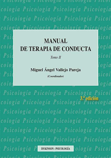 Manual de terapia de conducta, Vol. 2 (2016)