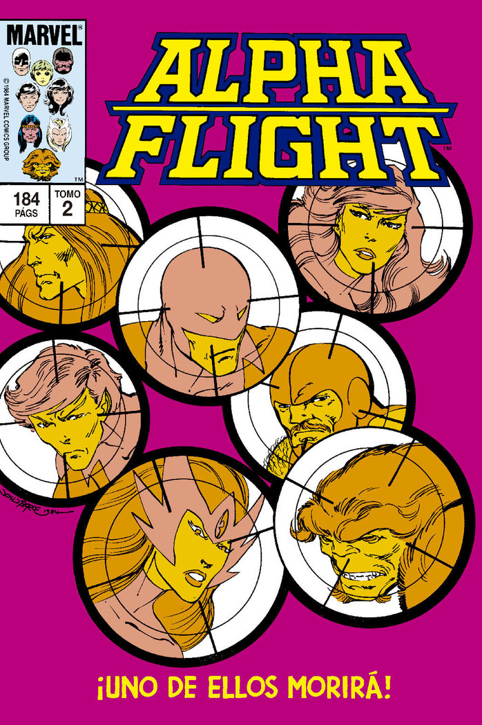 Biblioteca alpha flight n.2. 1984: alpha flight 7-12 usa