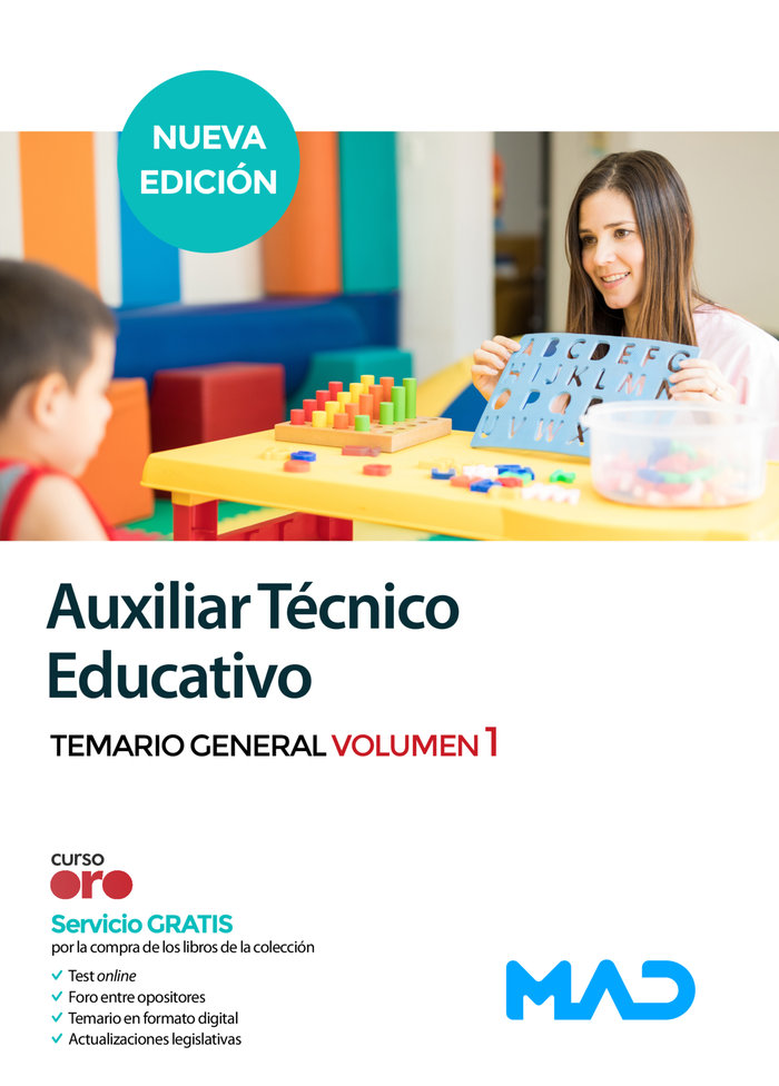 AUXILIAR TECNICO EDUCATIVO TEMARIO GENERAL VOLUMEN 1