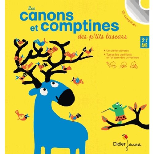 Les canons et comptines des p'tits lascars avec 1 CD audio