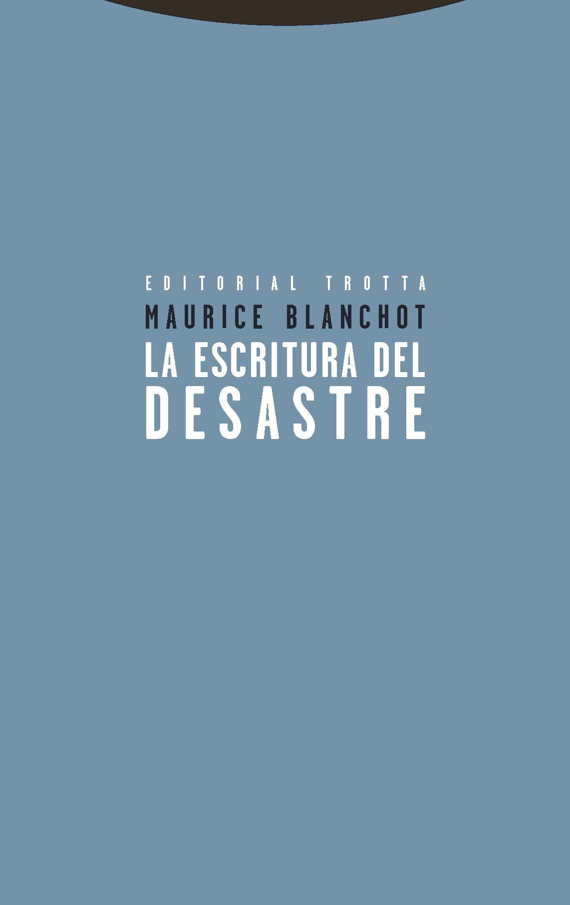 La escritura del desastre